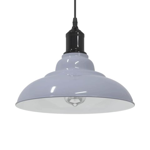 Lampa wisząca z regulacją wysokości E27 połysk szary metal Lumarko!