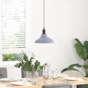 Lampa wisząca z regulacją wysokości E27 połysk szary metal Lumarko!
