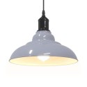 Lampa wisząca z regulacją wysokości E27 połysk szary metal Lumarko!