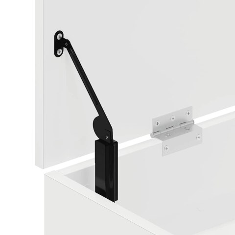 Ławka z miejscem na buty, biała, 102x30,5x45 cm Lumarko!