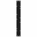 Nogi do stołu jadalnego 2 szt. Czarne 80x(72-73,3) cm Stal Lumarko!