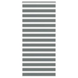 Roleta zebra, ciemnoszara, szerokość tkaniny 95,9 cm, poliester Lumarko!