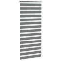 Roleta zebra, ciemnoszara, szerokość tkaniny 95,9 cm, poliester Lumarko!