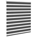 Roleta zebra, czarna, szerokość tkaniny 115,9cm, poliester Lumarko!