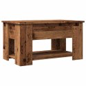 Stolik kawowy Stare drewno 79x49x41 cm Drewno klejone Lumarko!