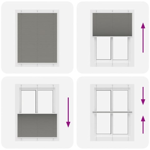 Roleta plisowana antracytowa 110x150cm Szerokość tkaniny Lumarko!