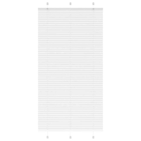 Roleta plisowana biała 105x200 cm Szerokość tkaniny 104,4 cm Lumarko!