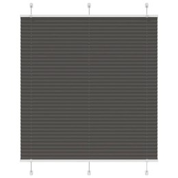 Roleta plisowana czarna 120x150 cm Szerokość tkaniny 119,4 cm Lumarko!