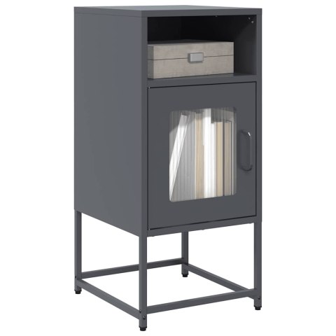 Szafka nocna Antracyt 36x39x78 cm Stal walcowana na zimno Lumarko!