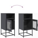 Szafka nocna Antracyt 36x39x78 cm Stal walcowana na zimno Lumarko!
