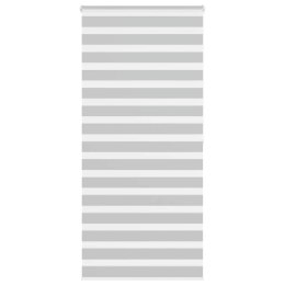 Roleta zebra, jasnoszara, szerokość tkaniny 105,9cm, poliester Lumarko!