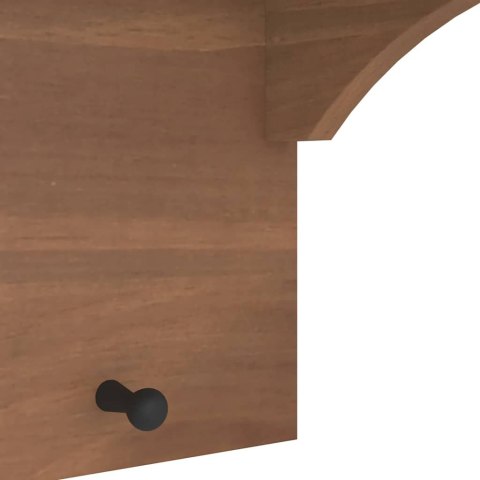 Wieszak ścienny na ubrania SANDNES 43x30x42cm Drewno lite Sosna Lumarko!