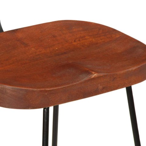 Hokery barowe 2 szt. 49x43x103 cm Drewno lite Mango Lumarko!