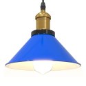 Lampa wisząca z regulacją wysokości E27 połysk ciemnoniebieski Lumarko!