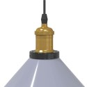 Lampa wisząca z regulacją wysokości E27 połysk szary Lumarko!