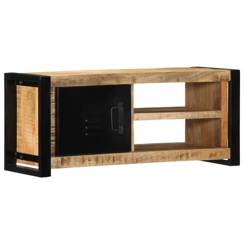 Szafka RTV 80x30x35 cm lite drewno surowe mango Lumarko!