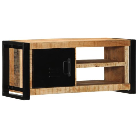 Szafka RTV 80x30x35 cm lite drewno surowe mango Lumarko!