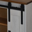 Szafka wisząca HALDEN z drzwiami przesuwnymi Biała 49x22,5x70cm Lumarko!