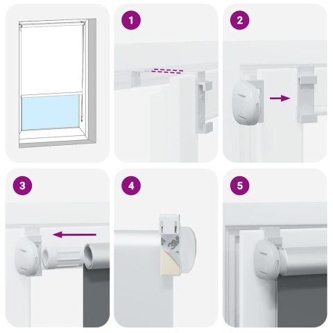 Roleta zaciemniająca Coffee 115x210 cm Szerokość tkaniny Lumarko!