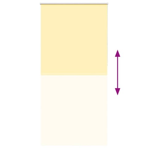 Roleta zaciemniająca Żółta 105x230 cm Szerokość tkaniny 100,7cm Lumarko!