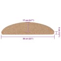 Maty na schody samoprzylepne 20 szt. Beżowe 56x17x3 cm Lumarko!