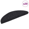 Maty na schody samoprzylepne 20 szt. Czarne 56x17x3 cm Lumarko!