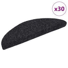 Maty na schody samoprzylepne 30 szt. Czarne 56x17x3 cm Lumarko!