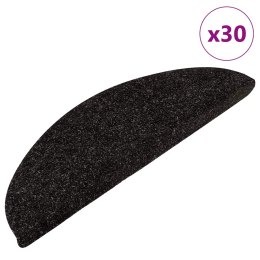 Maty na schody samoprzylepne 30 szt. Czarne 56x17x3 cm Lumarko!