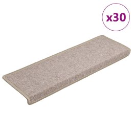 Maty na schody 30 szt. 65x21x4 cm Taupe Lumarko!