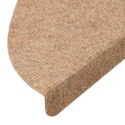Maty na schody samoprzylepne 20 szt. Beżowe 65x22,5x3,5 cm Lumarko!