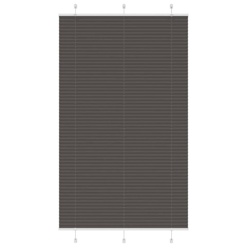 Roleta plisowana czarna 120x200 cm Szerokość tkaniny 119,4 cm Lumarko!