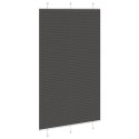 Roleta plisowana czarna 120x200 cm Szerokość tkaniny 119,4 cm Lumarko!
