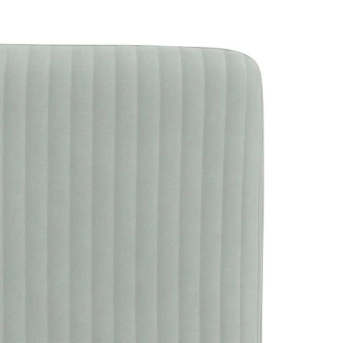 Krzesła stołowe, 2 szt., jasnoszare, aksamitne Lumarko!