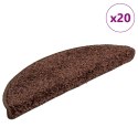 Maty na schody 20 szt. Brązowe 56x17x3 cm Lumarko!
