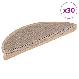 Maty na schody samoprzylepne sizal-look 30 szt. 56x17x3 cm Lumarko!