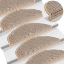 Maty na schody samoprzylepne sizal-look 30 szt. 56x17x3 cm Lumarko!