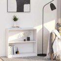 Regał na książki Biały 80x24x75 cm Drewno klejone Lumarko!