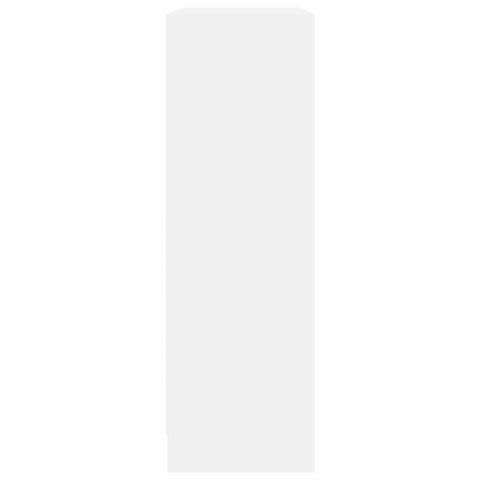 Regał na książki Biały 80x24x75 cm Drewno klejone Lumarko!