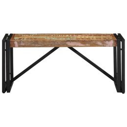 Stolik kawowy wielokolorowy 80x40x35 cm lite drewno odzyskane Lumarko!