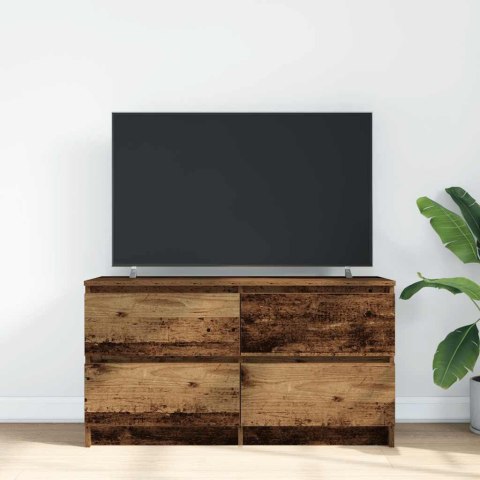 Szafka RTV Stare drewno 100x35x54 cm Drewno klejone Lumarko!