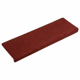 Maty na schody samoprzylepne 30 szt. Czerwone 65x21x4 cm Lumarko!