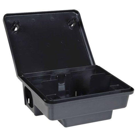 Pułapki na myszy 4 szt. Czarne 23x19x9,5 cm Lumarko!