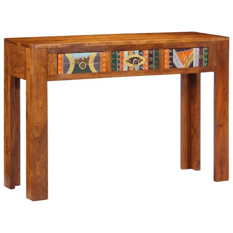 Stolik konsolowy, 110x35x75 cm, lite drewno akacjowe Lumarko!