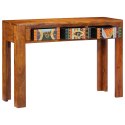 Stolik konsolowy, 110x35x75 cm, lite drewno akacjowe Lumarko!