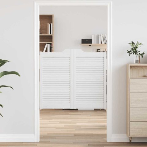 Drzwi wahadłowe żaluzjowe 1 para białe 90x100 cm Lumarko!