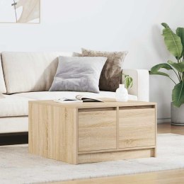 Stolik kawowy z szufladami Sonoma Oak 70,5x70x40 cm Lumarko!