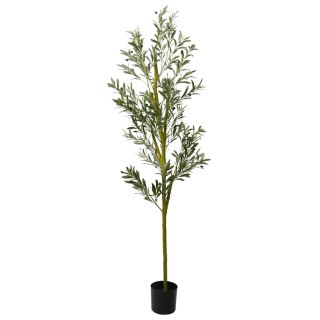 Sztuczne drzewo oliwne 800 liści 200 cm zielone Lumarko!