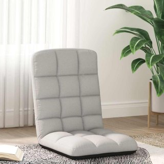 Krzesło podłogowe składane Cloud Grey 71x51x62 cm Tkanina Lumarko!
