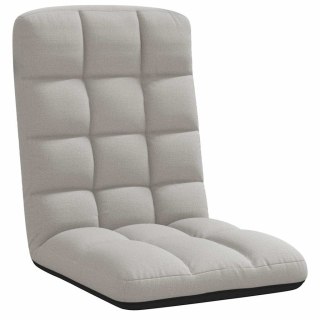 Krzesło podłogowe składane Cloud Grey 71x51x62 cm Tkanina Lumarko!
