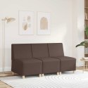 Sofa Fotel Brązowy 55 cm Skóra ekologiczna Lumarko!